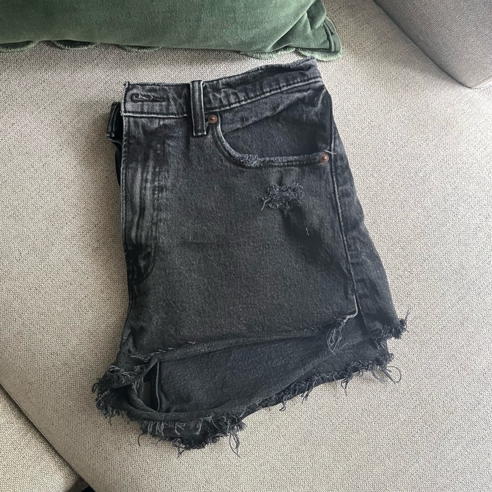 Abercrombie & Fitch Black Jean Shorts